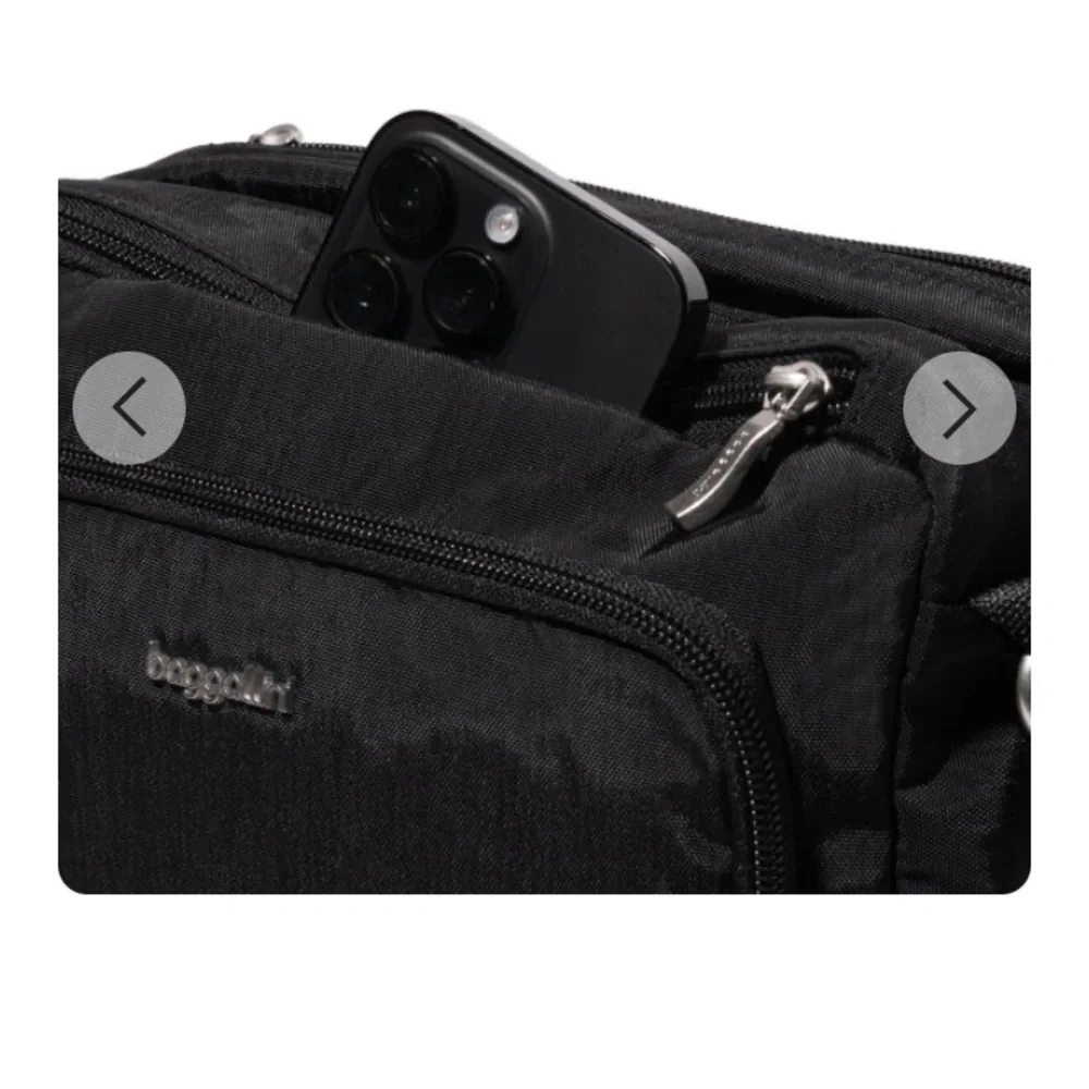Baggallini Midnight Black Camera‎ Bag